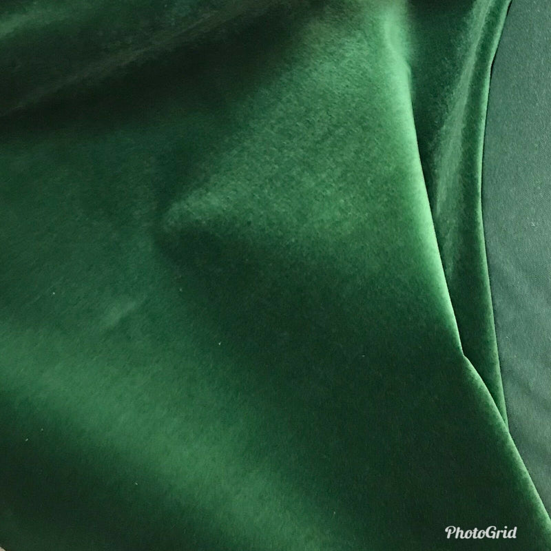 NEW! Prince Burgess - Designer Heavyweight Upholstery Velvet Fabric -  Emerald Green