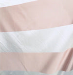 Designer Satin Brocade Fabric - Pink And White Stripes -  Drapery - Fancy Styles Fabric Pierre Frey Lee Jofa Brunschwig & Fils