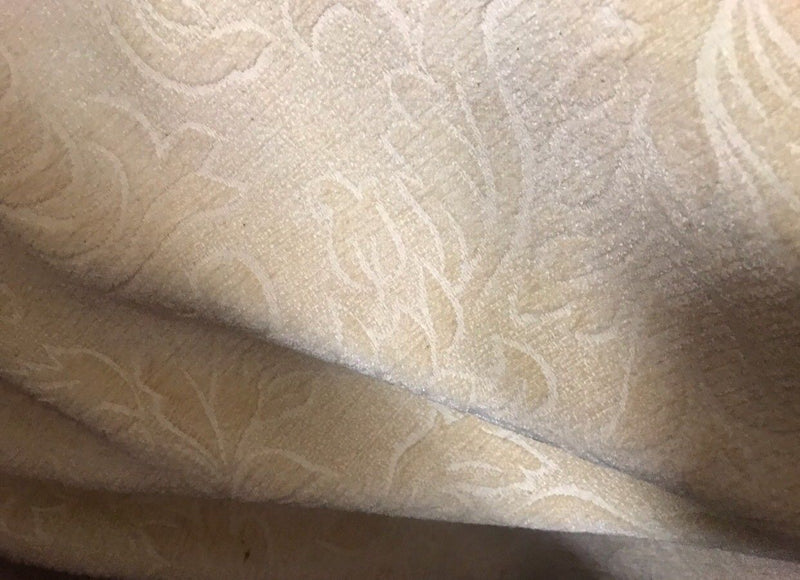 Cream Velvet Fabric Swatch