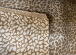 NEW Count Joshua Leopard Upholstery and Drapery Chenille Velvet Fabric in Beige and Cream - Fancy Styles Fabric Pierre Frey Lee Jofa Brunschwig & Fils