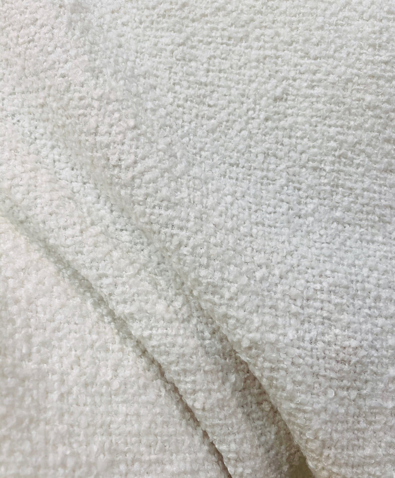 White Wool Fabric