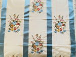 NEW! Lady Lauren Novelty 100% Silk Taffeta Embroidered Fabric - Made in India- Satin Ribbon