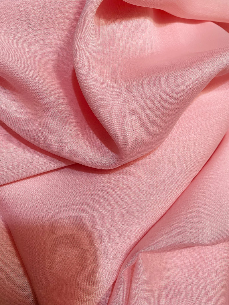 NEW Duchess Deseray Silk & Poly Chiffon Sheer Fabric - Bubblegum