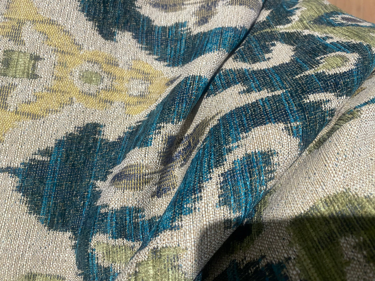 NEW Queen Tilla Upholstery Tribal Woven Fabric Imported - Multicolor - Fancy Styles Fabric Pierre Frey Lee Jofa Brunschwig & Fils