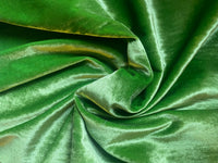 NEW! Queen of The Dark- Leaf Green 100% Silk Velvet Fabric with Interfacing - Fancy Styles Fabric Pierre Frey Lee Jofa Brunschwig & Fils