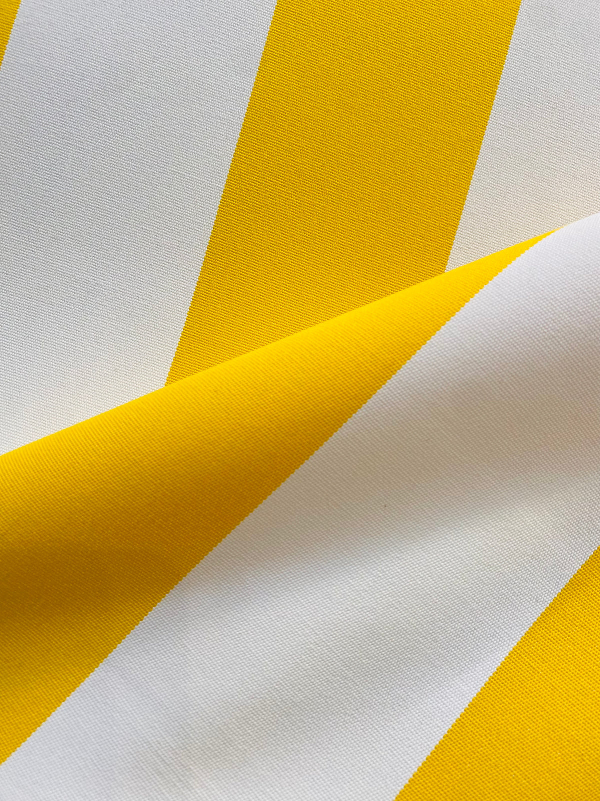 NEW Lady Jacqueline Solid Yellow Waterproof Decorating Fabric - 3” Stripes - Upholstery 55” Wide - Fancy Styles Fabric Pierre Frey Lee Jofa Brunschwig & Fils