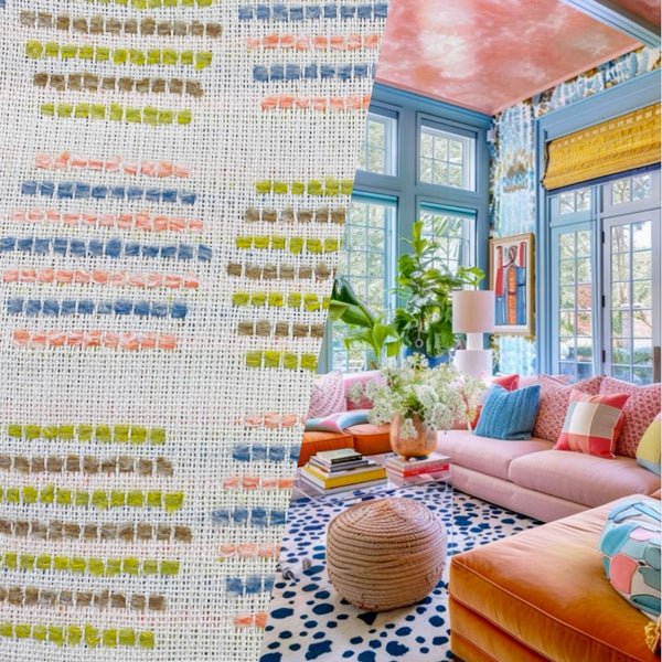 New! SUNBRELLA Novelty Boucle Waterproof Indoor Outdoor Pink Lime Blue Upholstery and Decorating Fabric - Fancy Styles Fabric Pierre Frey Lee Jofa Brunschwig & Fils