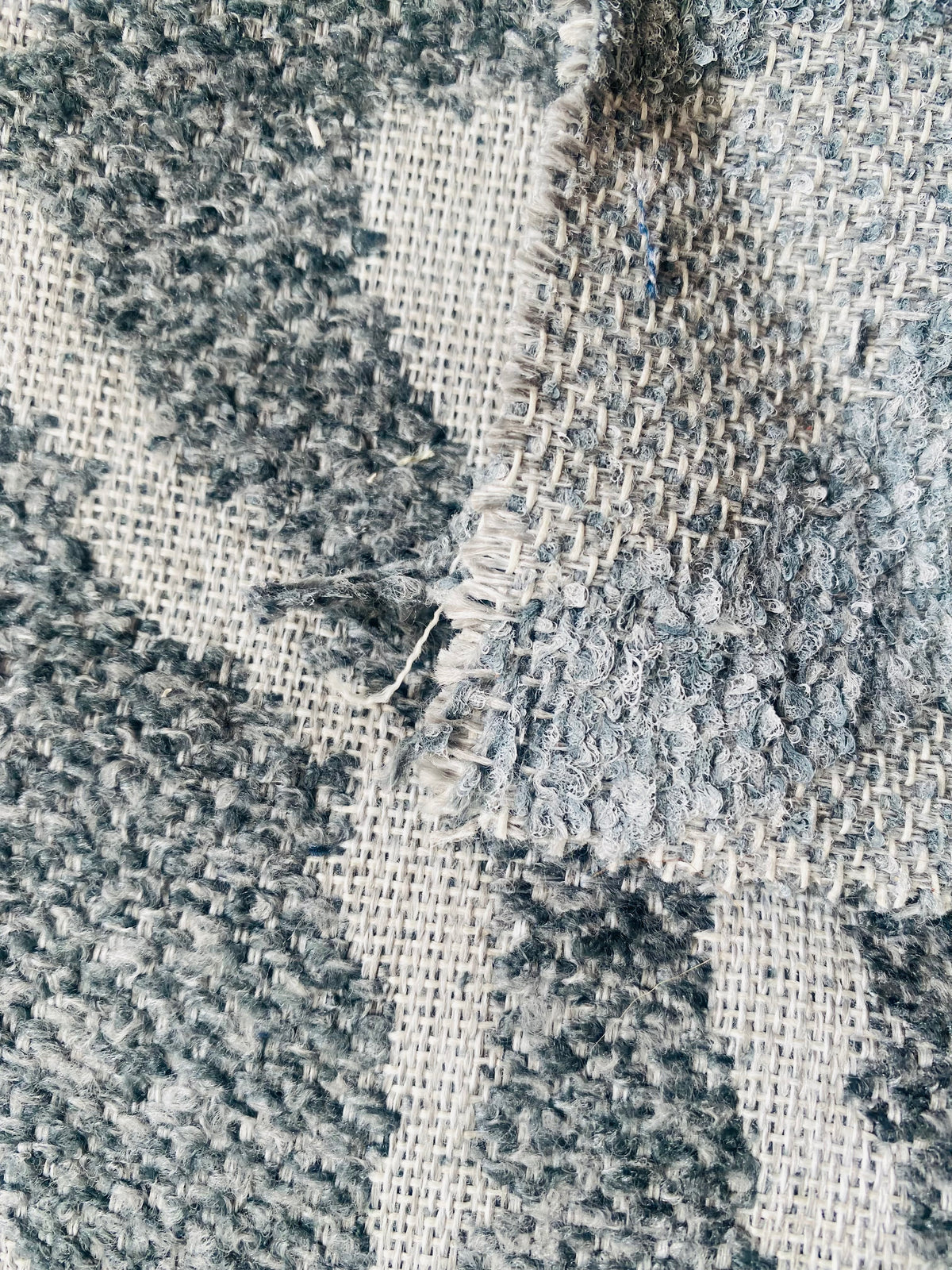 New! SUNBRELLA Grey Zebra Burnout Chenille Waterproof Indoor Outdoor Upholstery Fabric - Fancy Styles Fabric Pierre Frey Lee Jofa Brunschwig & Fils
