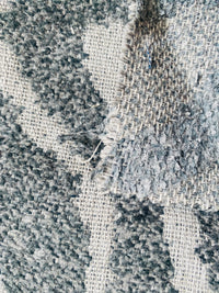 New! SUNBRELLA Grey Zebra Burnout Chenille Waterproof Indoor Outdoor Upholstery Fabric - Fancy Styles Fabric Pierre Frey Lee Jofa Brunschwig & Fils