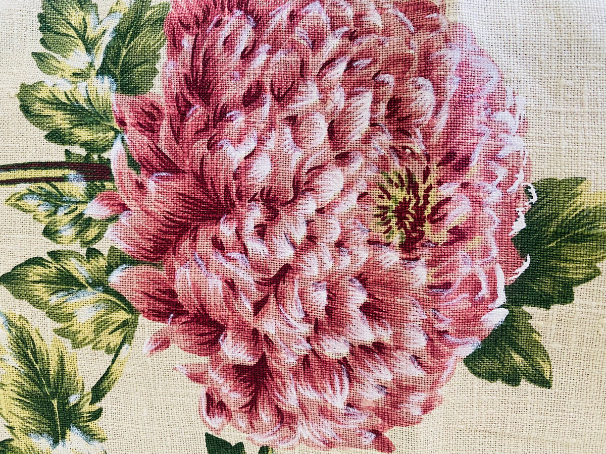 NEW Princess Danny Designer 100% Linen Floral Fabric - Fancy Styles Fabric Pierre Frey Lee Jofa Brunschwig & Fils