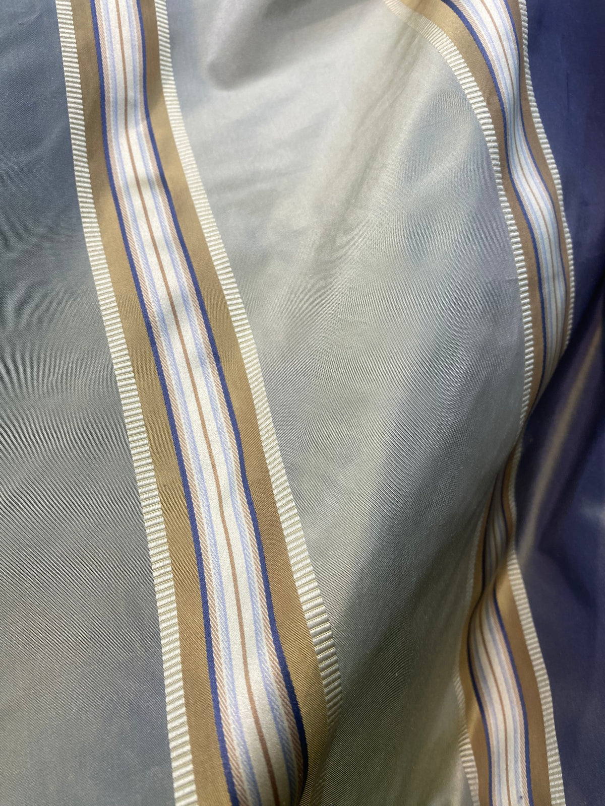 NEW On Sale! Schumacher 100% Silk Taffeta Ribbon Stripes Fabric - Fancy Styles Fabric Pierre Frey Lee Jofa Brunschwig & Fils