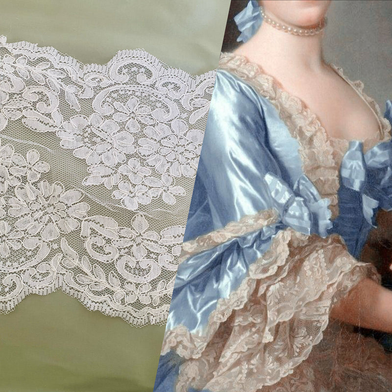App Deal: Duchess Dela Embroidered Lace- White