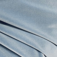 New Prince Oliver 100% Cotton made in Belgium Velvet Fabric in Bel Air Blue - Fancy Styles Fabric Pierre Frey Lee Jofa Brunschwig & Fils