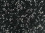 New! SUNBRELLA Tweeds Raven Black and White Water Repellent Indoor Outdoor Fabric