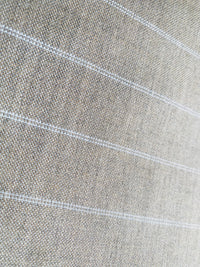 New! SUNBRELLA Novelty Waterproof Indoor Outdoor Natural Taupe Stripe Upholstery and Decorating Fabric - Fancy Styles Fabric Pierre Frey Lee Jofa Brunschwig & Fils