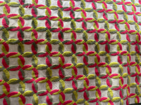 NEW! Prince Mekke - Designer Italian Venetian Burnout Geometric Cut Velvet Fabric Upholstery - Fancy Styles Fabric Pierre Frey Lee Jofa Brunschwig & Fils