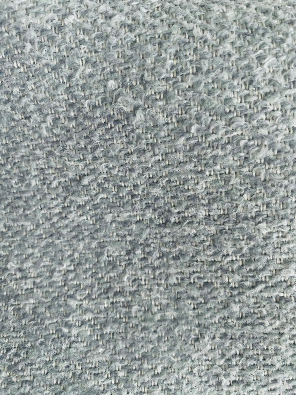 New! SUNBRELLA Light Grey Blue Nubby Boucle Water Repellent Indoor Outdoor Fabric - Fancy Styles Fabric Pierre Frey Lee Jofa Brunschwig & Fils