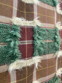 NEW Sir Adrian Plaid Tartan Upholstery Fabric in Brown and Green - Fancy Styles Fabric Pierre Frey Lee Jofa Brunschwig & Fils