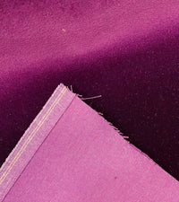 New Prince Oliver 100% Cotton made in Belgium Velvet Fabric in Berry - Fancy Styles Fabric Pierre Frey Lee Jofa Brunschwig & Fils
