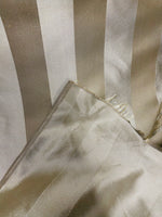 NEW Princess Sophie 100% Silk Fabric Gold Stripes