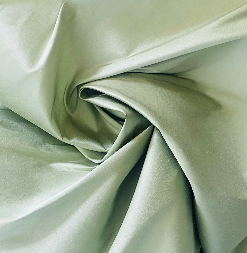 App Sale: Restocked!!! Duchess Mable Designer 100% Silk Dupioni Fabric in Solid Duck Egg Green