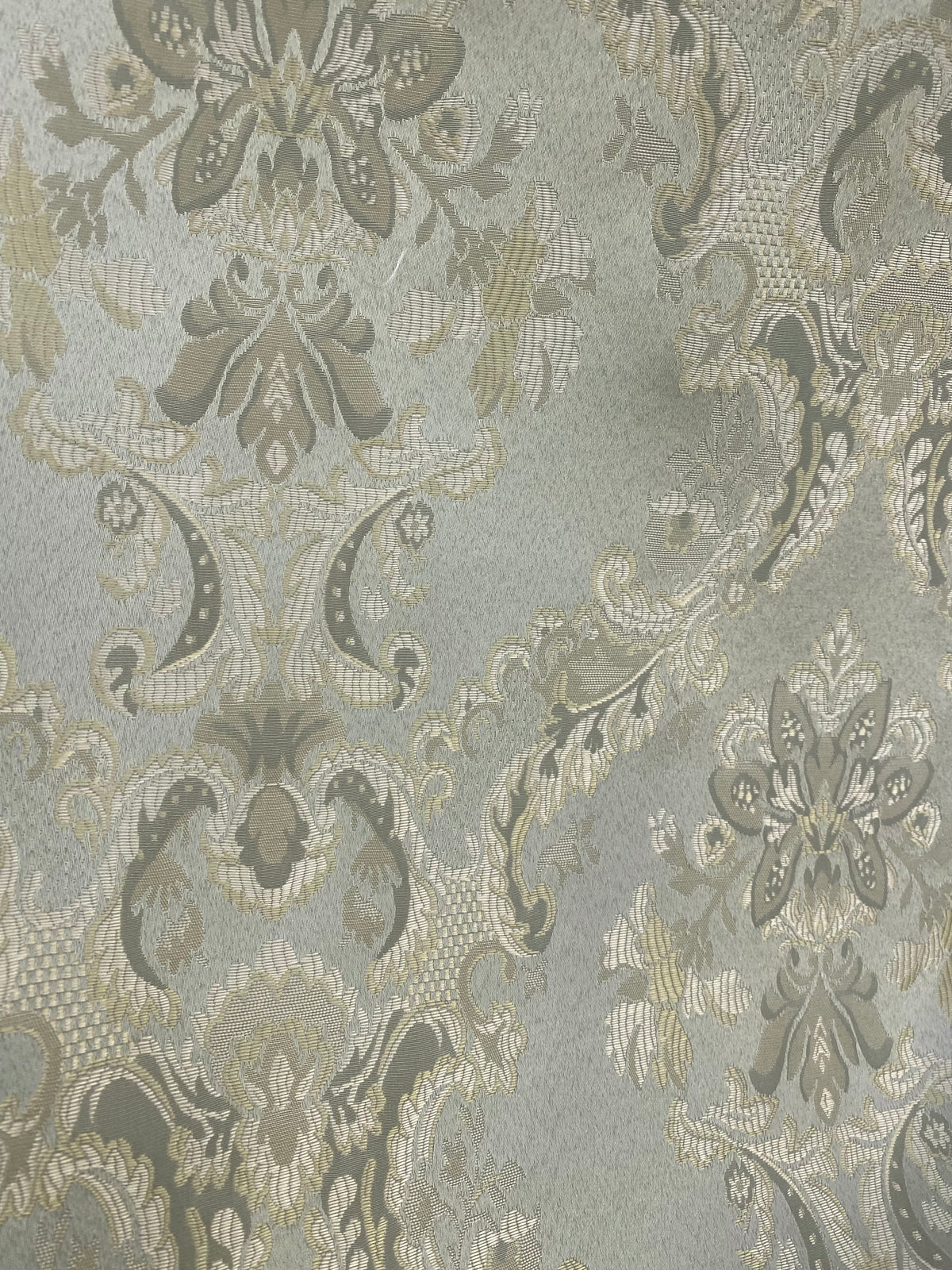 NEW! Prince Lucas Designer Brocade Jacquard Fabric- Antique Pale Green - Fancy Styles Fabric Pierre Frey Lee Jofa Brunschwig & Fils