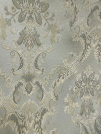 NEW! Prince Lucas Designer Brocade Jacquard Fabric- Antique Pale Green - Fancy Styles Fabric Pierre Frey Lee Jofa Brunschwig & Fils