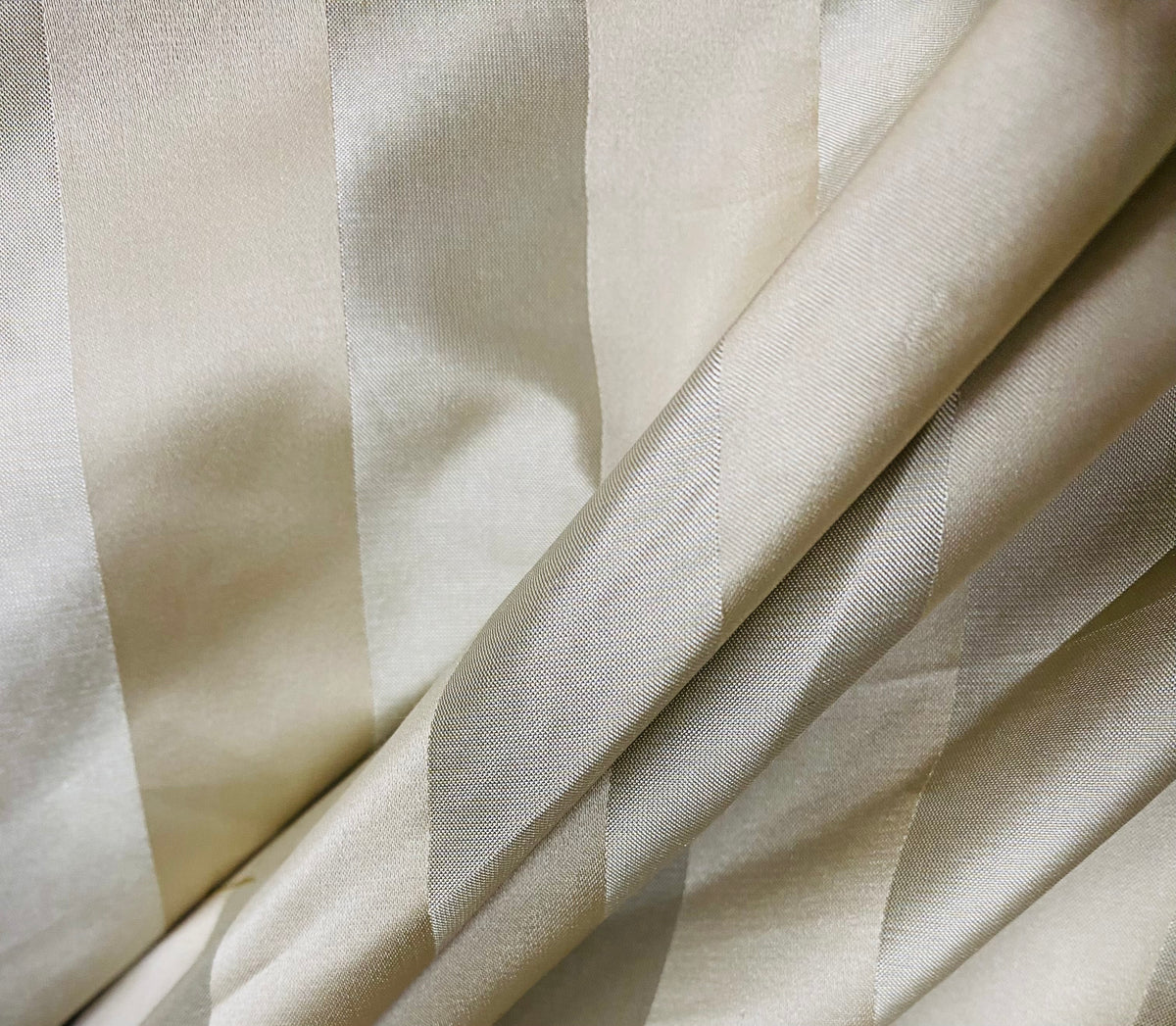NEW Princess Sophie 100% Silk Fabric Ivory Stripes - Fancy Styles Fabric Pierre Frey Lee Jofa Brunschwig & Fils