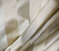 NEW Princess Sophie 100% Silk Fabric Ivory Stripes - Fancy Styles Fabric Pierre Frey Lee Jofa Brunschwig & Fils