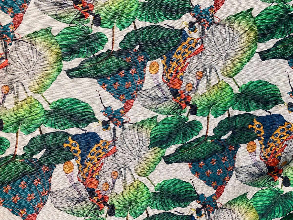 NEW Duchess Dorthy Novelty 100% Linen Floral Decorating Fabric - Fancy Styles Fabric Pierre Frey Lee Jofa Brunschwig & Fils