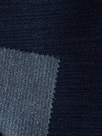 New! SUNBRELLA Navy Indigo Blue Linen Inspired Stripes Waterproof Indoor Outdoor Upholstery Fabric - Fancy Styles Fabric Pierre Frey Lee Jofa Brunschwig & Fils