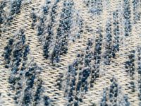 New! SUNBRELLA Indigo Blue Boucle Geometric Waterproof Indoor Outdoor Upholstery Fabric - Fancy Styles Fabric Pierre Frey Lee Jofa Brunschwig & Fils