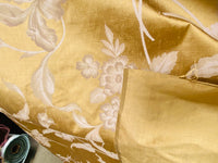 NEW! Princess Tafita 100% Silk Dupioni Novelty Drapery Fabric with a Printed Floral Motif - Fancy Styles Fabric Pierre Frey Lee Jofa Brunschwig & Fils