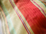 NEW Prince Antoine 100% Silk Taffeta Interior Design Fabric Stripes Motif