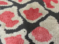 NEW Duchess Dugan Pink Snow Leopard Novelty Upholstery Velvet Made in Italy Pink Coral Style# HG10003 - Fancy Styles Fabric Pierre Frey Lee Jofa Brunschwig & Fils