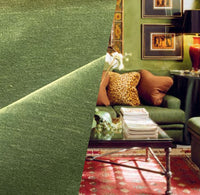 NEW! Prince Maki Designer Upholstery Velvet Fabric Made in Belgium - Leaf Green - Fancy Styles Fabric Pierre Frey Lee Jofa Brunschwig & Fils