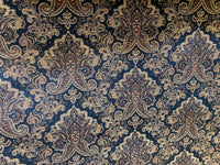 NEW Queen Janey Designer Kilim Rug Inspired Damask Chenille Upholstery Fabric - Black - Fancy Styles Fabric Pierre Frey Lee Jofa Brunschwig & Fils