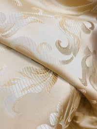 NEW Lord Percephone Neoclassical Floral Gold Upholstery and Drapery Fabric - Fancy Styles Fabric Pierre Frey Lee Jofa Brunschwig & Fils