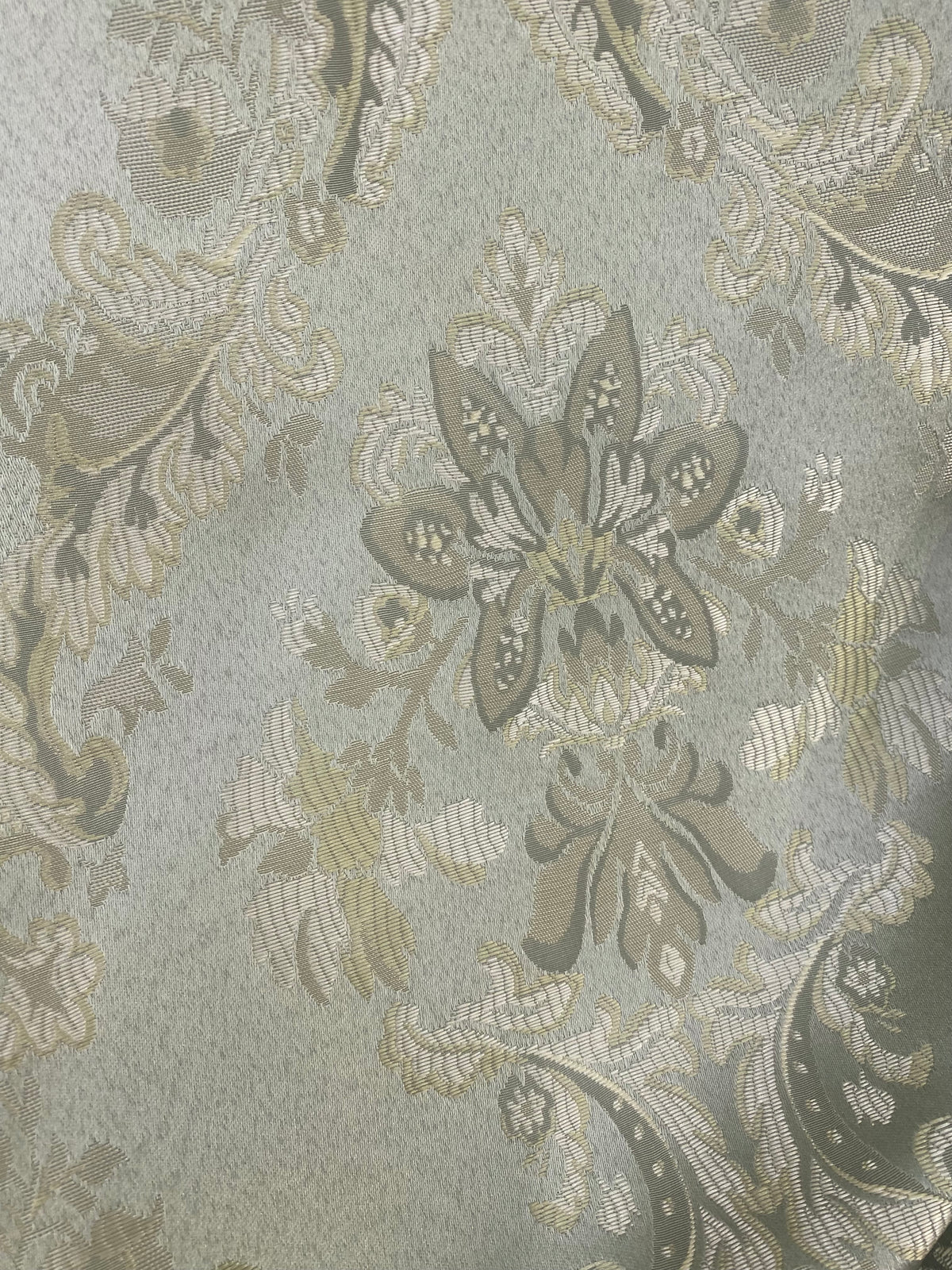 NEW! Prince Lucas Designer Brocade Jacquard Fabric- Antique Pale Green - Fancy Styles Fabric Pierre Frey Lee Jofa Brunschwig & Fils