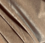 NEW! Prince Hudson- 100% Mohair Upholstery Velvet Fabric - Taupe