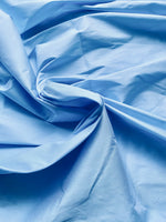 NEW Lady Frank Light Designer “Faux Silk” Taffeta Fabric Made in Italy Sky Blue