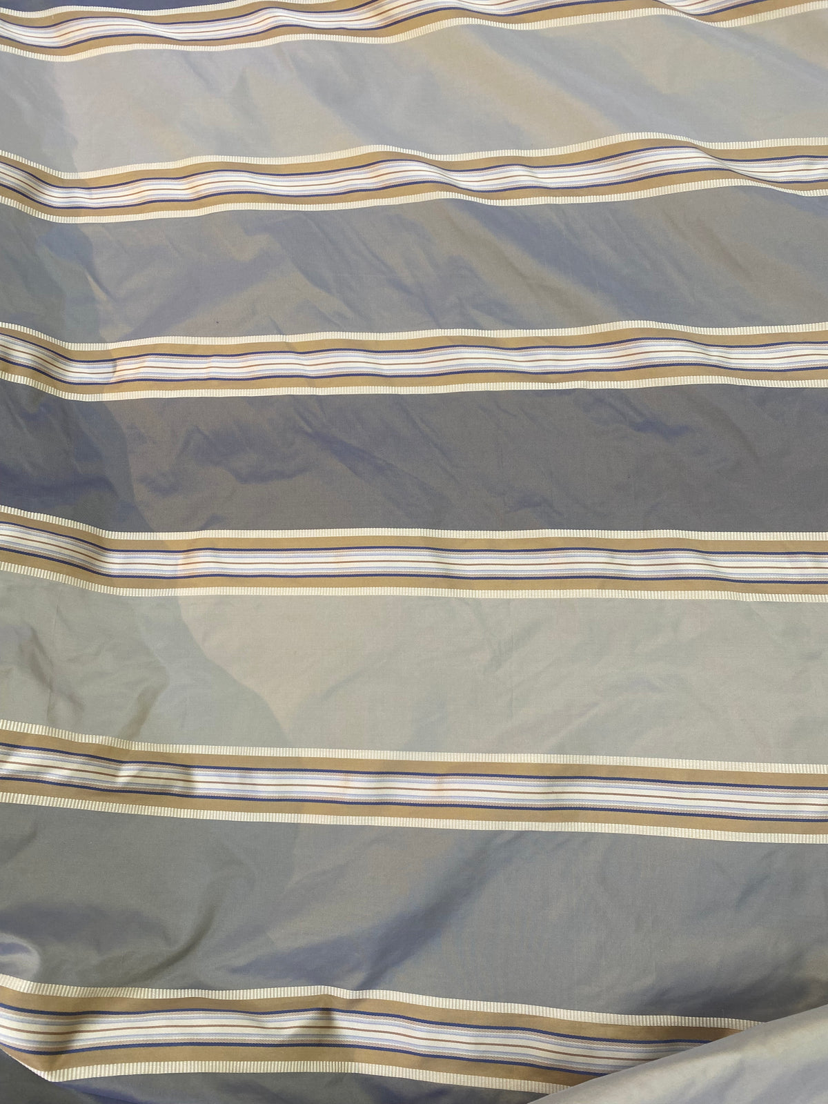 NEW On Sale! Schumacher 100% Silk Taffeta Ribbon Stripes Fabric - Fancy Styles Fabric Pierre Frey Lee Jofa Brunschwig & Fils