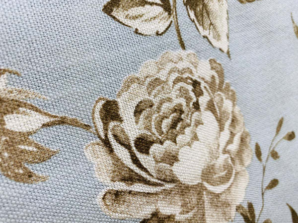 SALE! NEW! Miss Connie Designer Floral Drapery Upholstery Fabric- Eggshell Blue - Fancy Styles Fabric Pierre Frey Lee Jofa Brunschwig & Fils