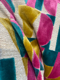 NEW! Emperor Andre Designer Italian Burnout Multicolor Fabric for Upholstery - Fancy Styles Fabric Pierre Frey Lee Jofa Brunschwig & Fils