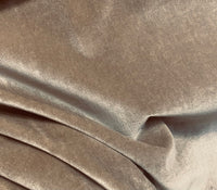 NEW! Prince Hudson- 100% Mohair Upholstery Velvet Fabric - Taupe - Fancy Styles Fabric Pierre Frey Lee Jofa Brunschwig & Fils