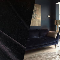 NEW! Prince Hudson- 100% Mohair Upholstery Velvet Fabric - Black - Fancy Styles Fabric Pierre Frey Lee Jofa Brunschwig & Fils