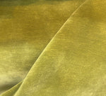NEW! Designer Upholstery Velvet Fabric Made in Belgium - Yellow Chartreuse