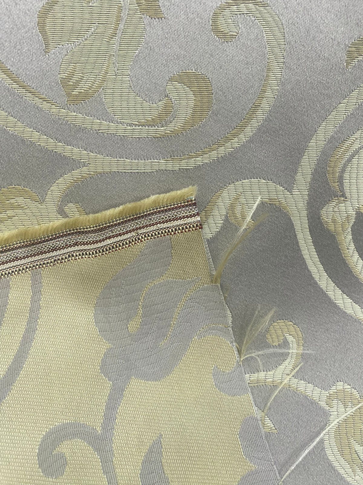 NEW! Prince Percephone Designer Brocade Jacquard Fabric- Antique Pale Green - Fancy Styles Fabric Pierre Frey Lee Jofa Brunschwig & Fils