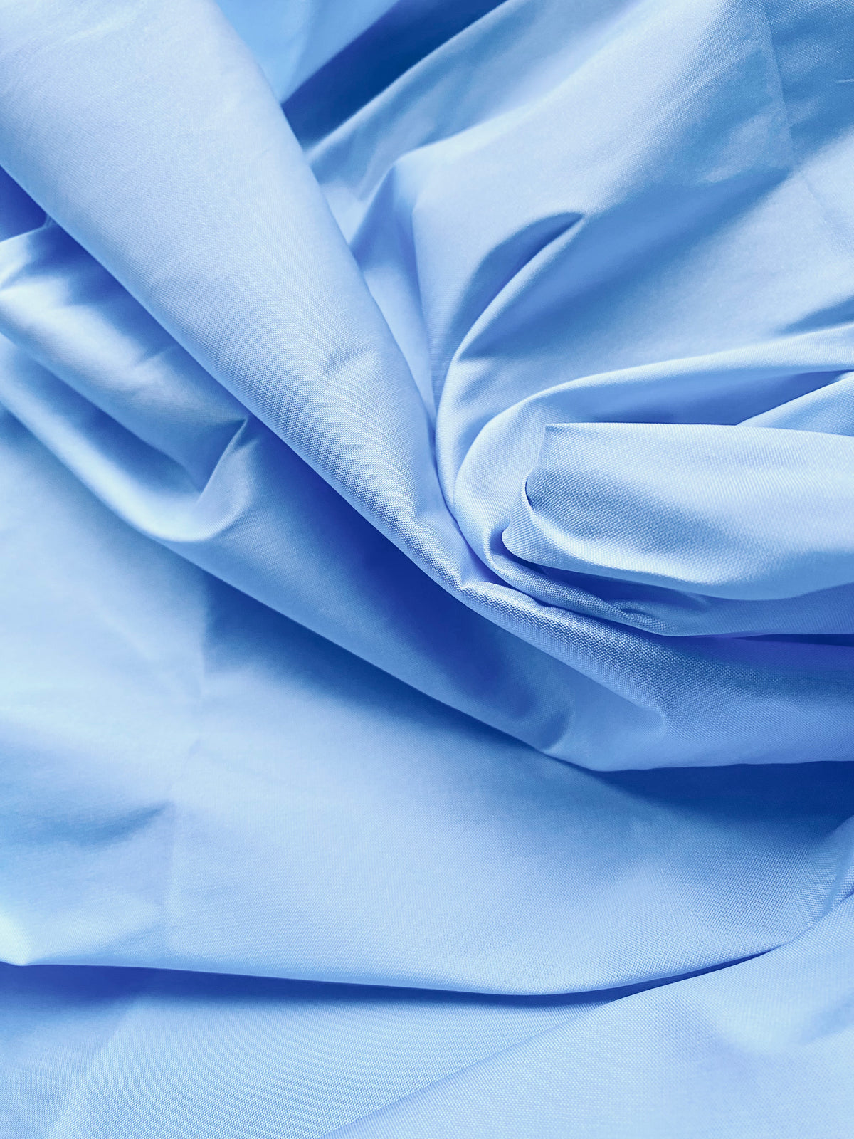 NEW Lady Frank Light Designer “Faux Silk” Taffeta Fabric Made in Italy Sky Blue - Fancy Styles Fabric Pierre Frey Lee Jofa Brunschwig & Fils