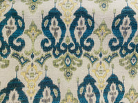 NEW Queen Tilla Upholstery Tribal Woven Fabric Imported - Multicolor - Fancy Styles Fabric Pierre Frey Lee Jofa Brunschwig & Fils